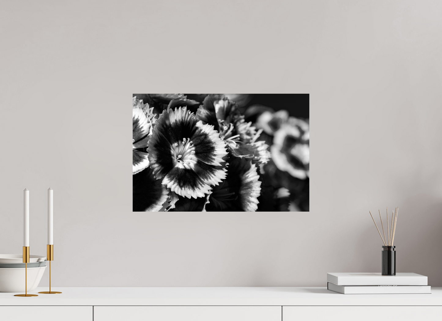 45 x 30 cm, ChromaLuxe HD Metal Print Bartnelke_02