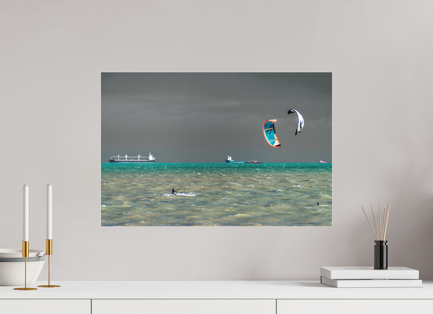 60 x 40 cm, Fine Art Acrylglas Matt Praia de Camburi - Vitória - ES. #2