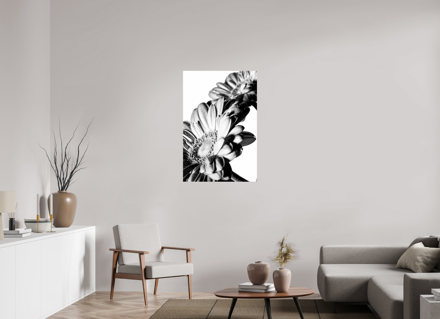 70 x 105 cm, ChromaLuxe HD Metal Print Gerbera_08