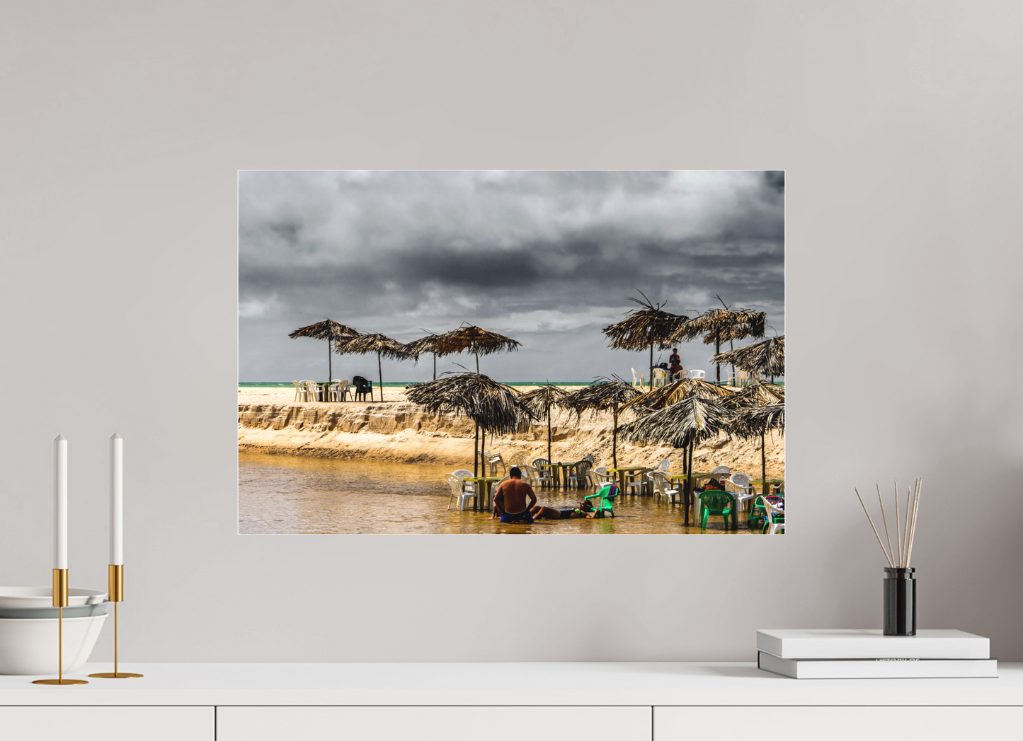 60 x 40 cm, Fine Art Acrylglas Matt Praia Bela - Pitimbu - PB #2