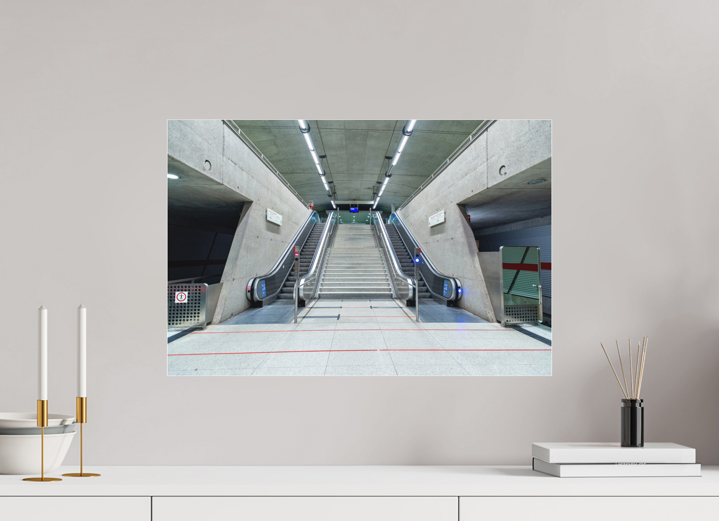 60 x 40 cm, Fine Art Acrylglas Matt Messestadt-Ost #2