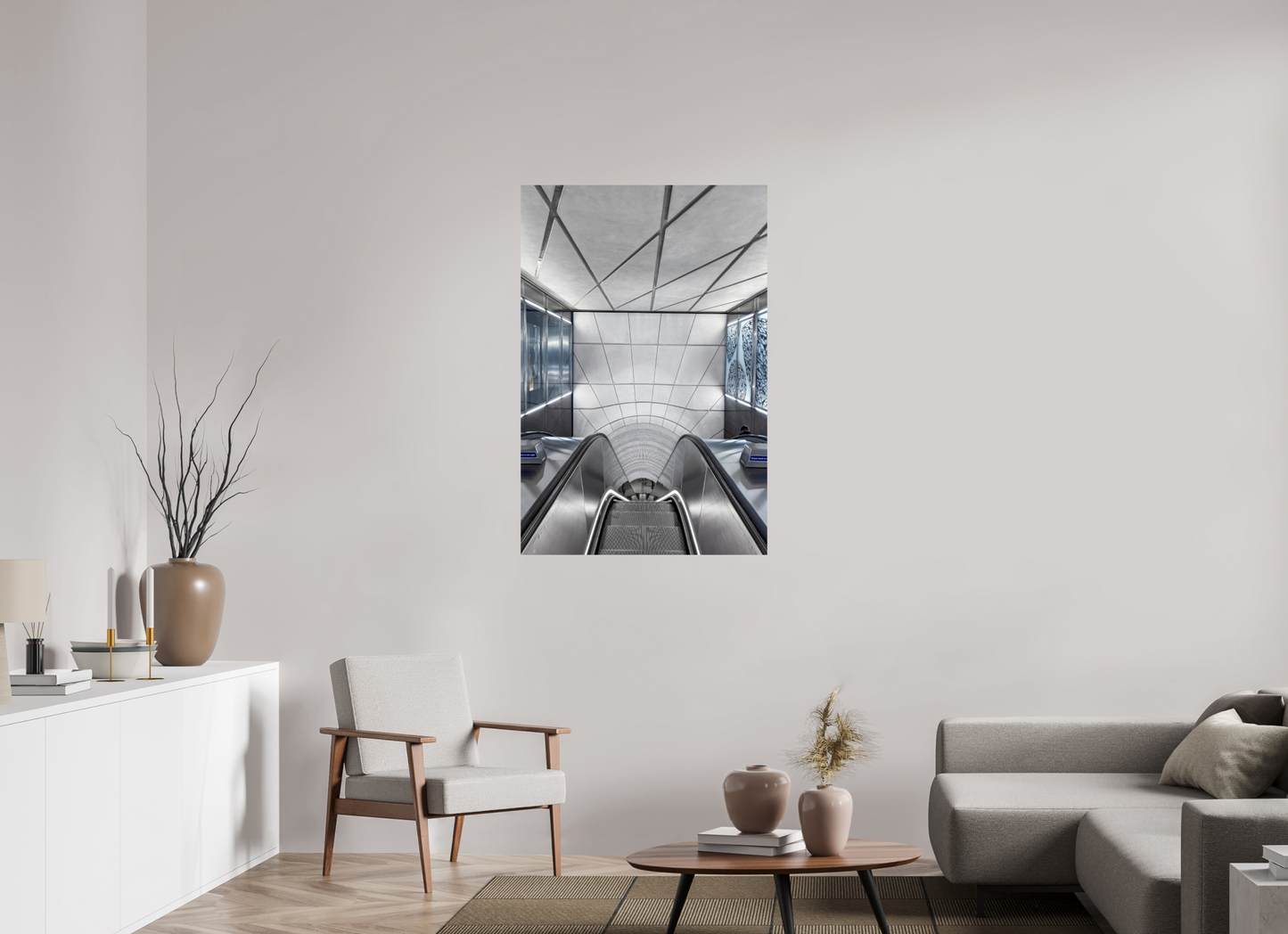 80 x 120 cm, Fine Art Print Metallic Edition Farrington #3 London