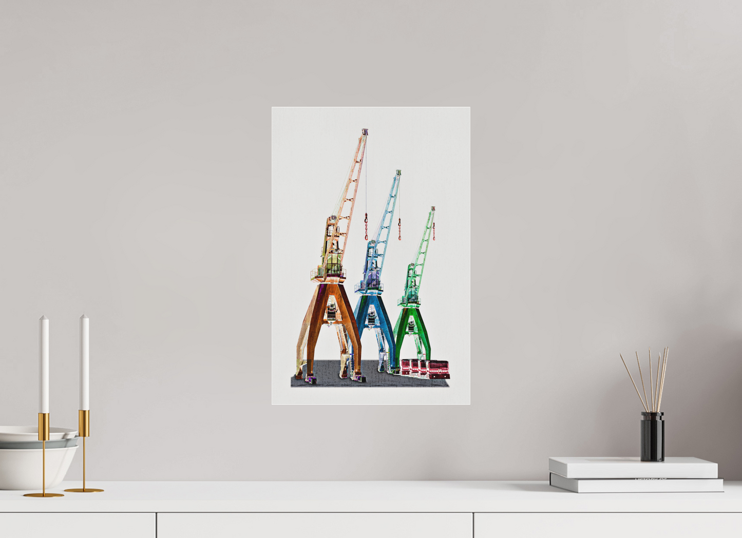 30 x 45 cm, Fine Art Acrylglas Matt Grue_de_quai