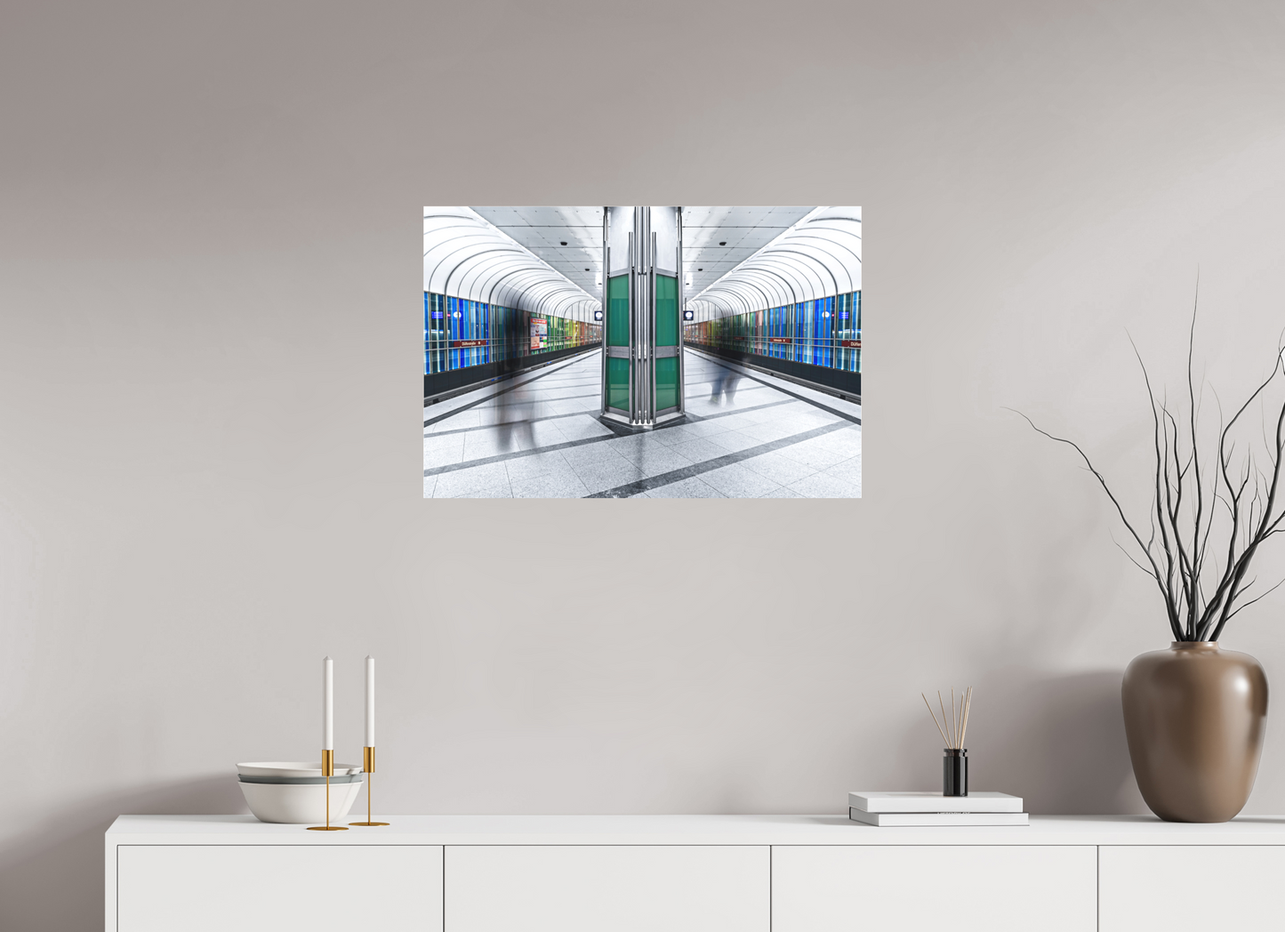 75 x 50 cm, Fine Art Acrylglas Matt Duefelrlstrasse #4 München