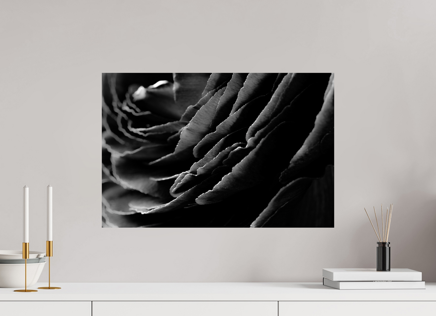 60 x 40 cm, ChromaLuxe HD Metal Print Rose_07