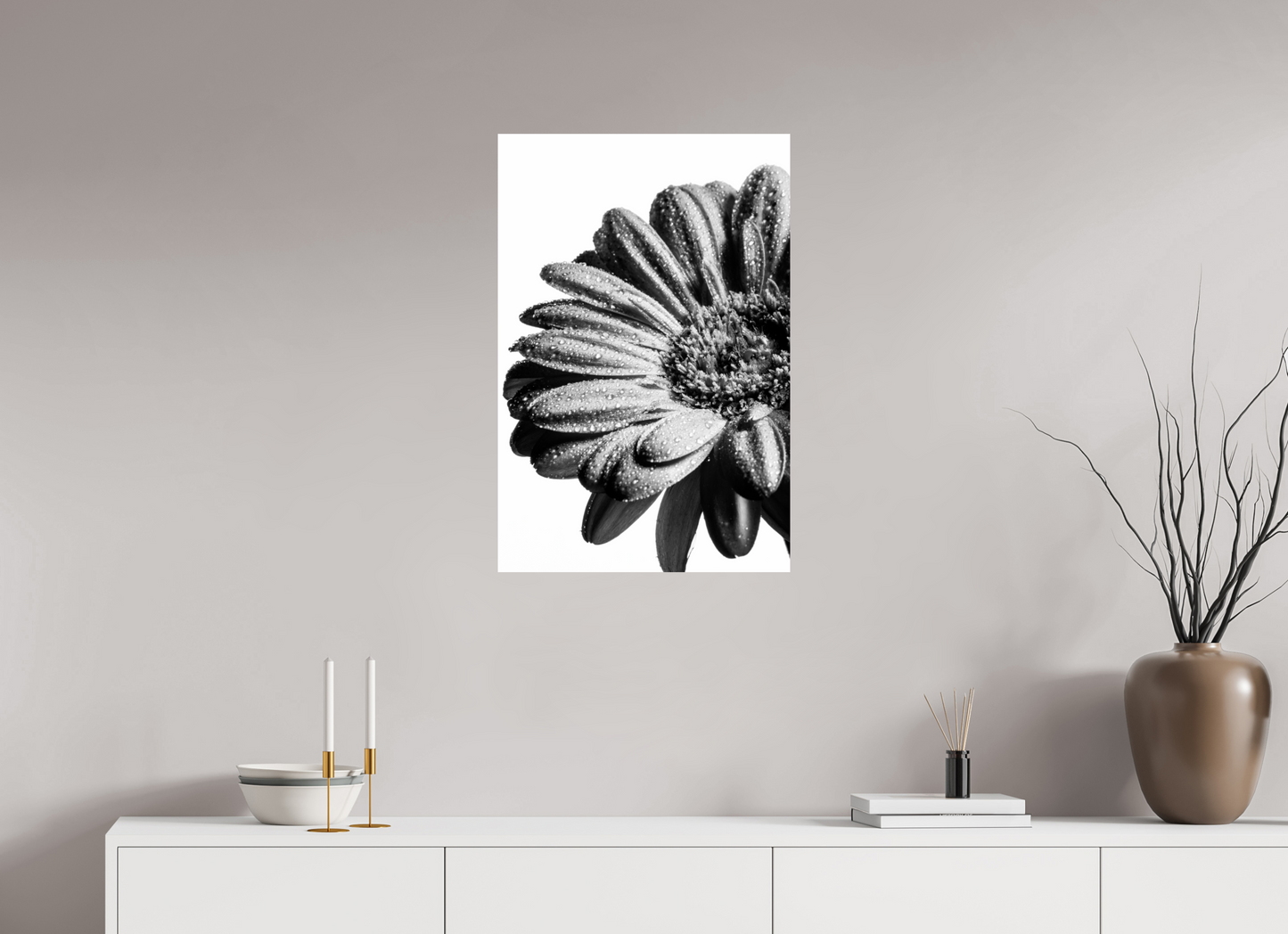 50 x 75 cm, Fine Art Print Baryta auf Alu-Dibond Gerbera_06