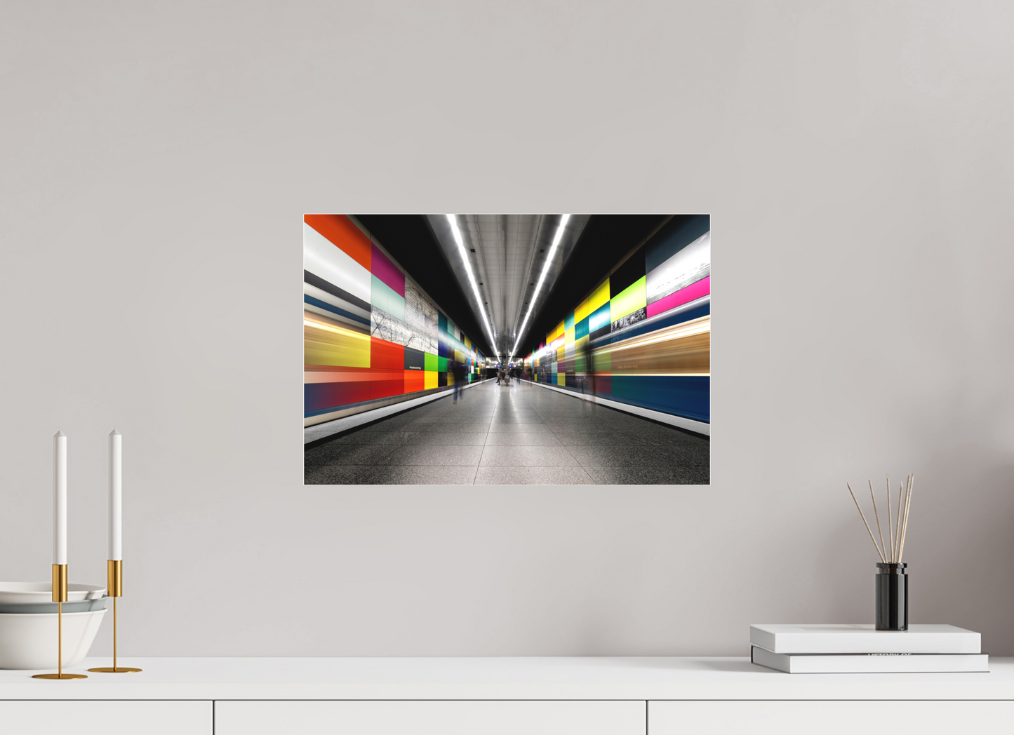 45 x 30 cm, Fine Art Acrylglas Matt Georg-Brauchle-Ring - München