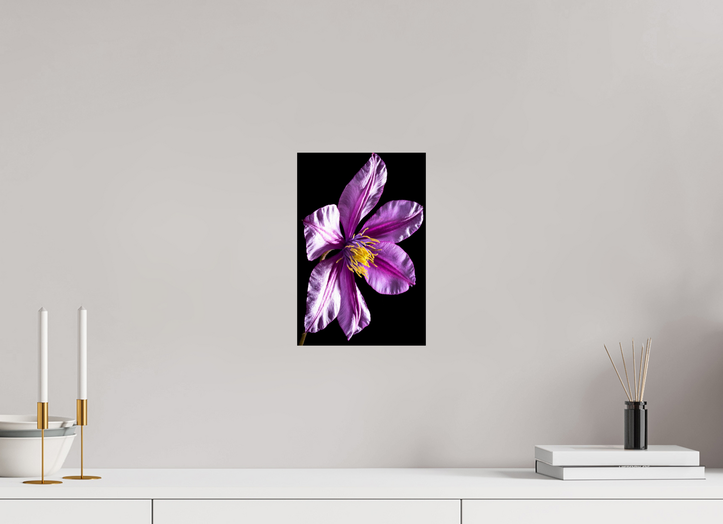 20 x 30 cm, Fine Art Print Baryta auf Alu-Dibond Clematis-05