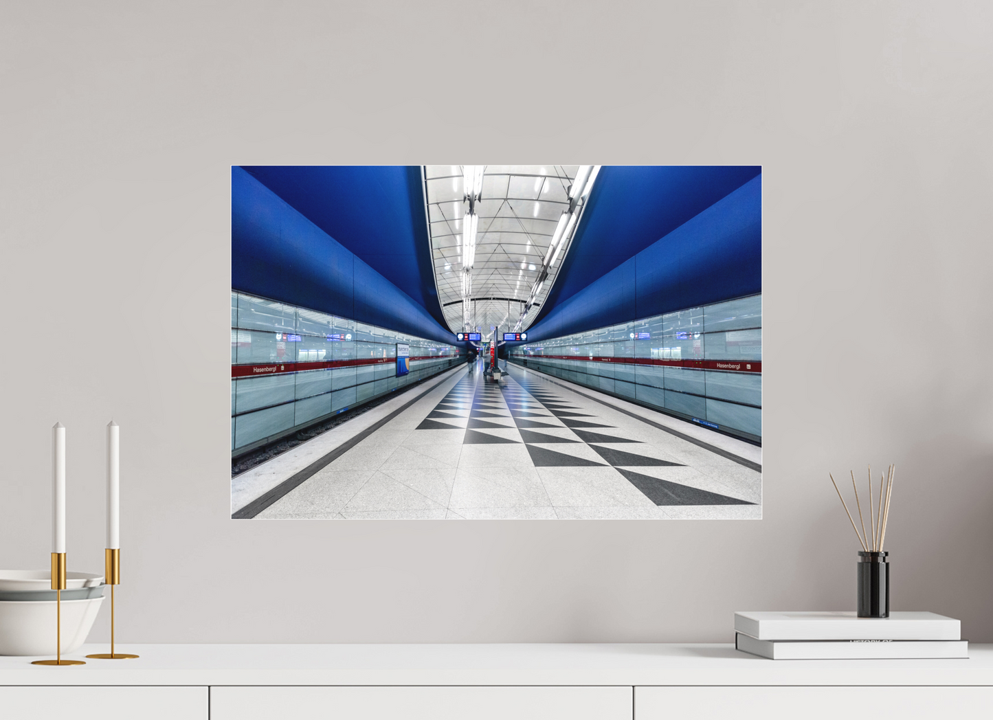 60 x 40 cm, Fine Art Acrylglas Matt Hasenbergl #5 Müchen