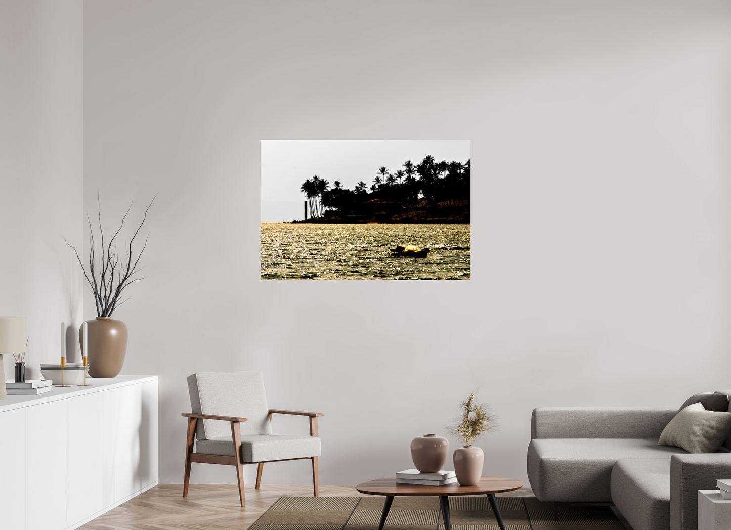 120 x 80 cm, Fine Art Print auf Alu-Dibond ohne Aufhang Ponta das Canas - Ilhabela - SP
