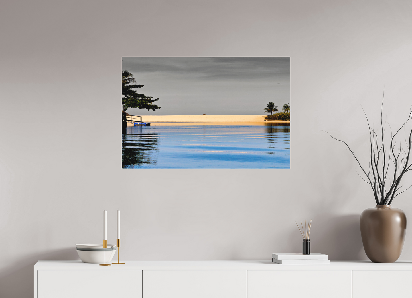 90 x 60 cm, Fine Art Acrylglas Matt Barra do Una - São Sebastião - SP