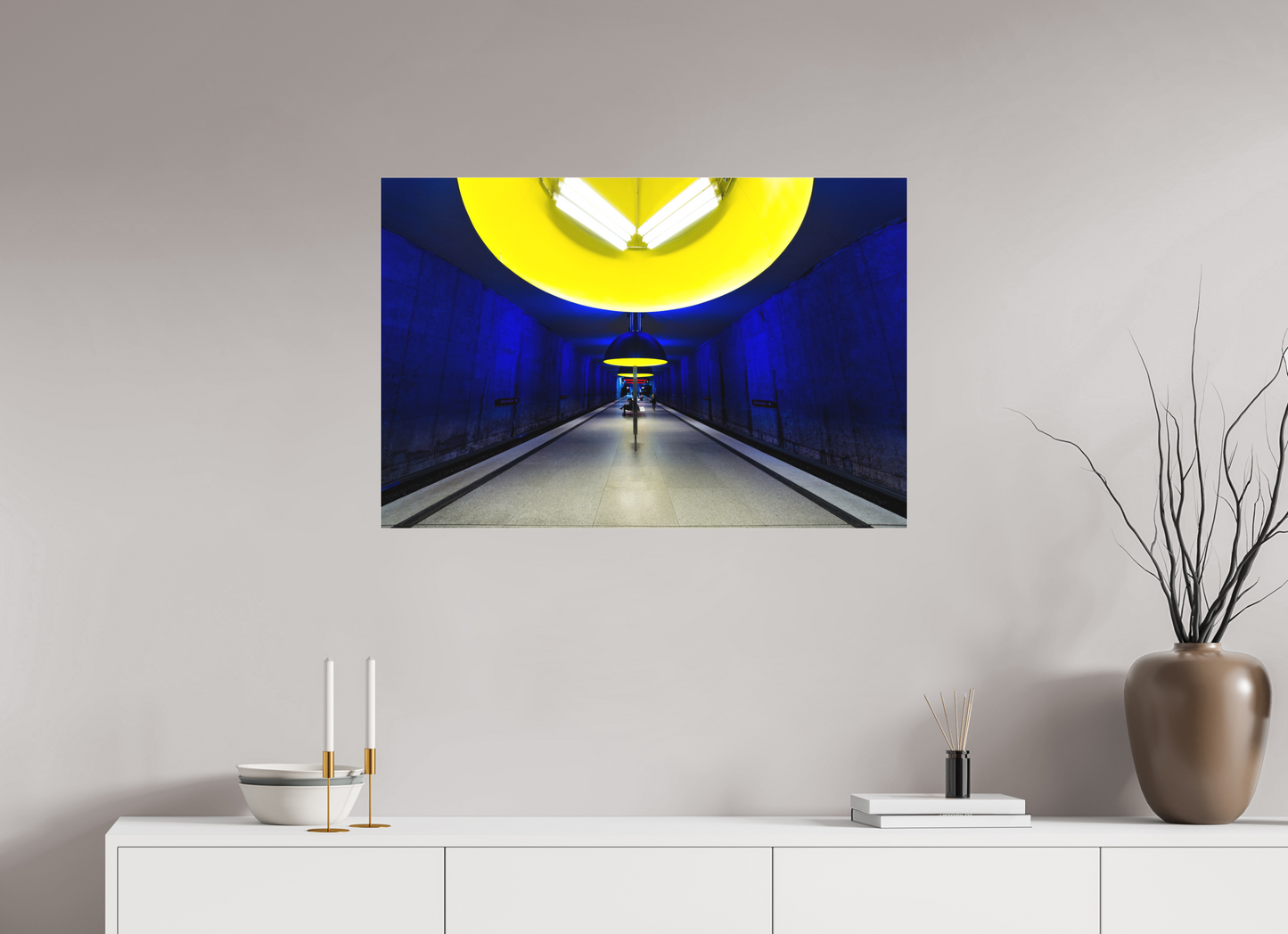 90 x 60 cm, Fine Art Acrylglas Matt West Friedhof #6 München