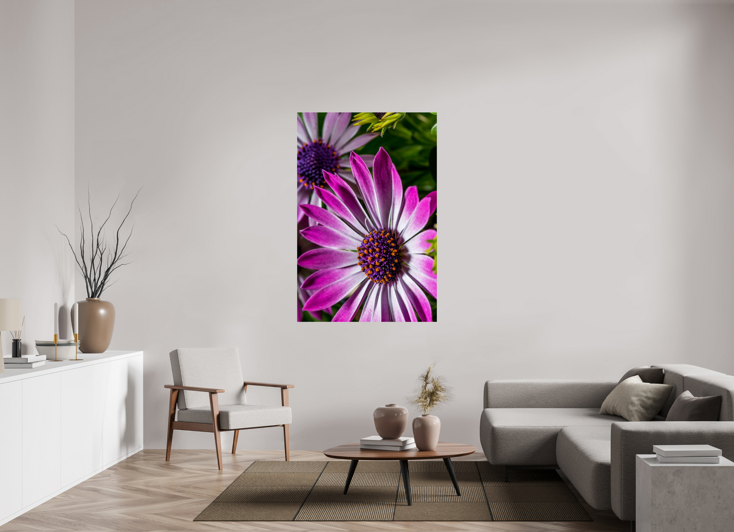 100 x 150 cm, Fine Art Print Baryta auf Alu-Dibond Kapmargerite_01