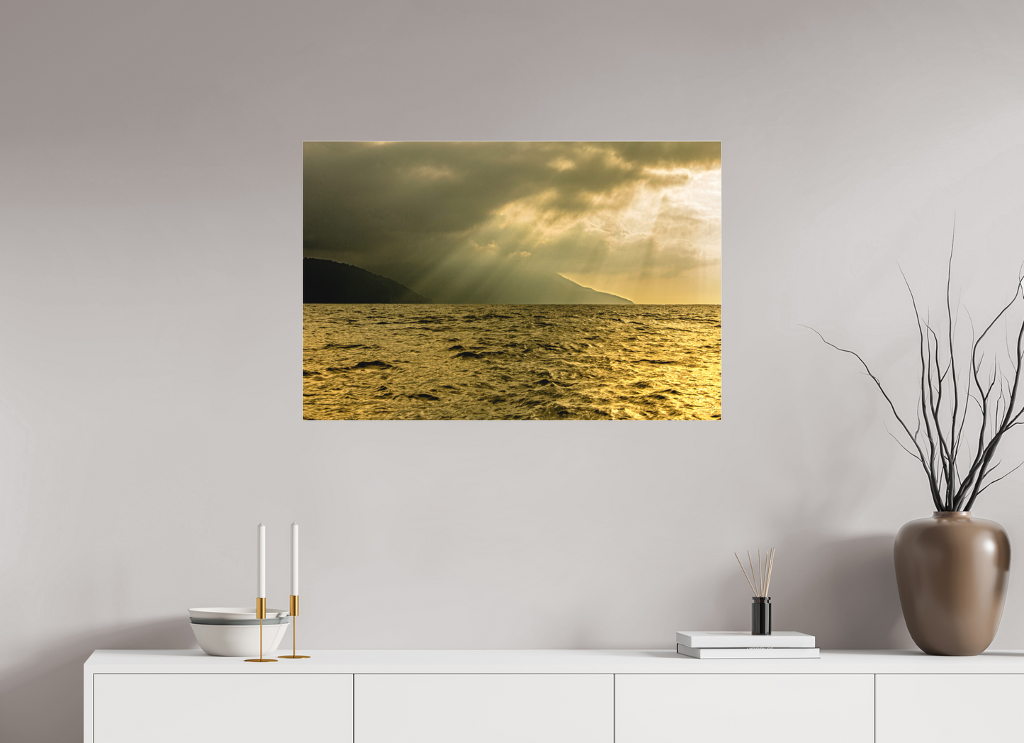 90 x 60 cm, Fine Art Acrylglas Matt Canal de São Sebastião - Ilhabela - SP