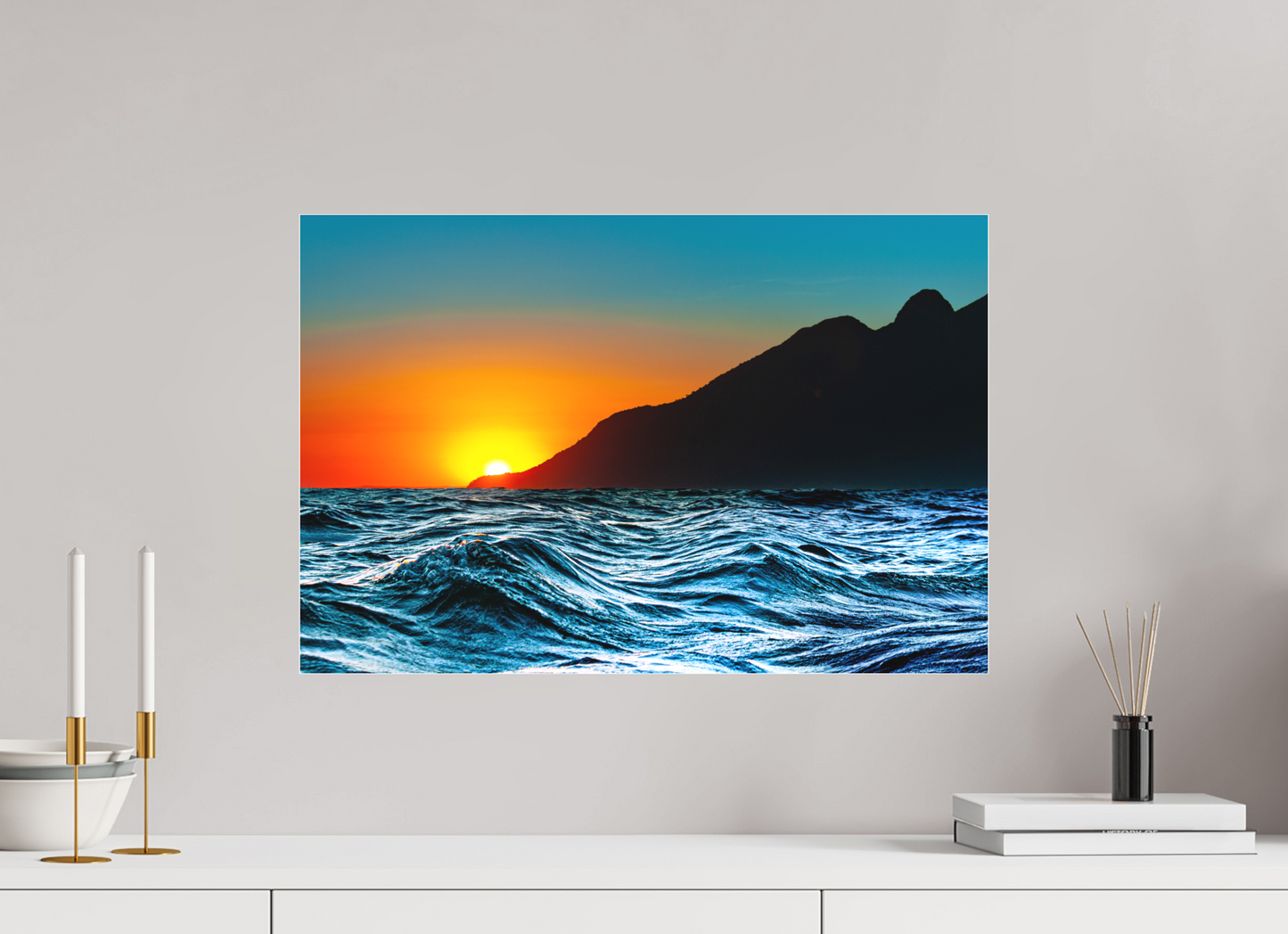 60 x 40 cm, Fine Art Acrylglas Matt Ponta do Boi - Ilhabela