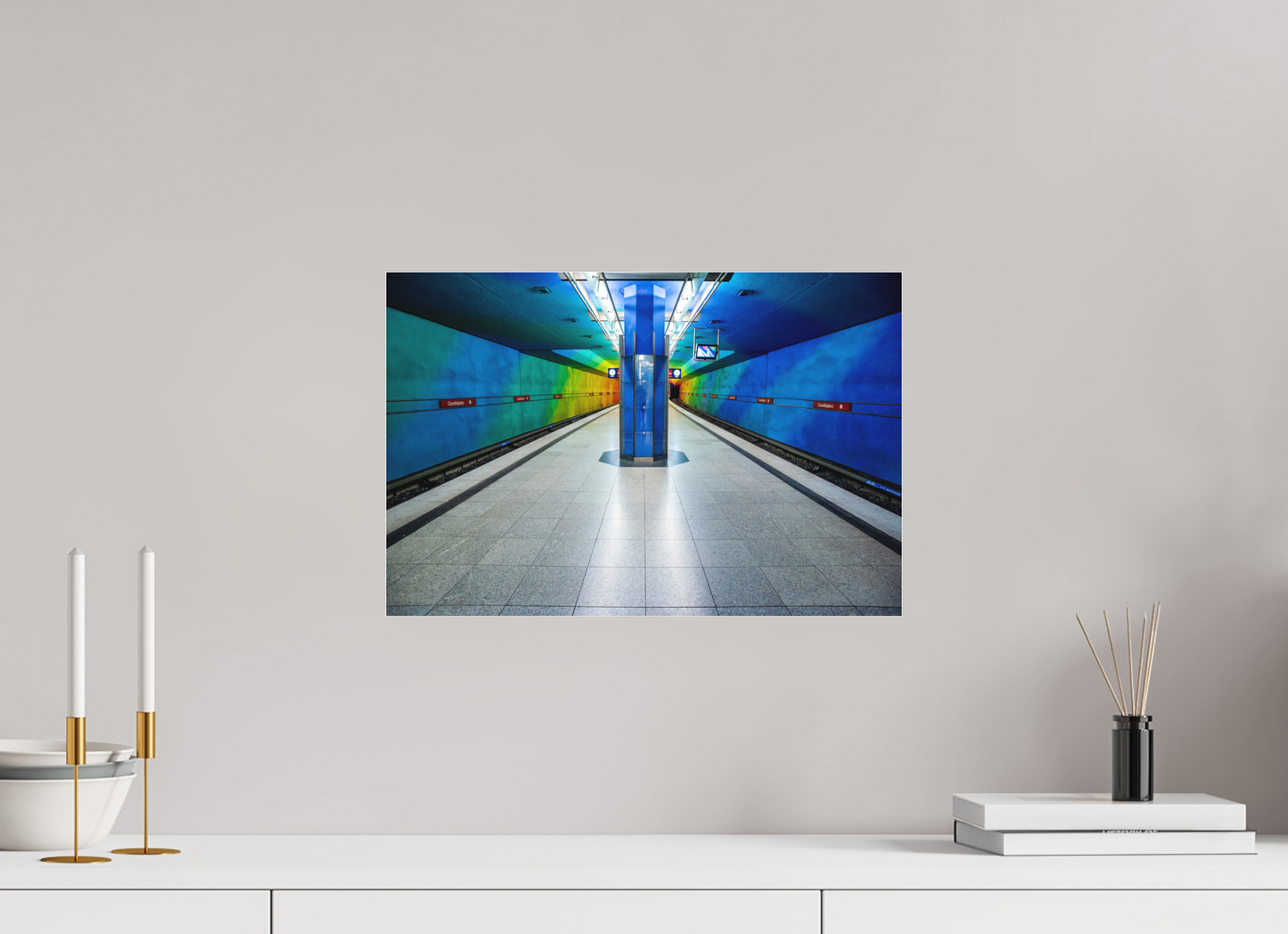 45 x 30 cm, Fine Art Acrylglas Matt Candidplatz #4 München