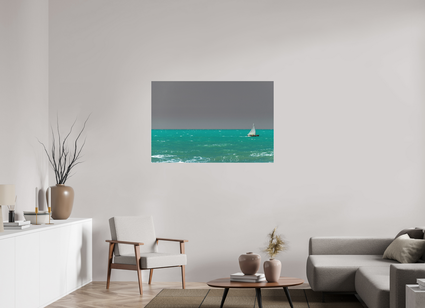 120 x 80 cm, Fine Art Acrylglas Matt Praia do Rosado - Porto do Mangue - RN