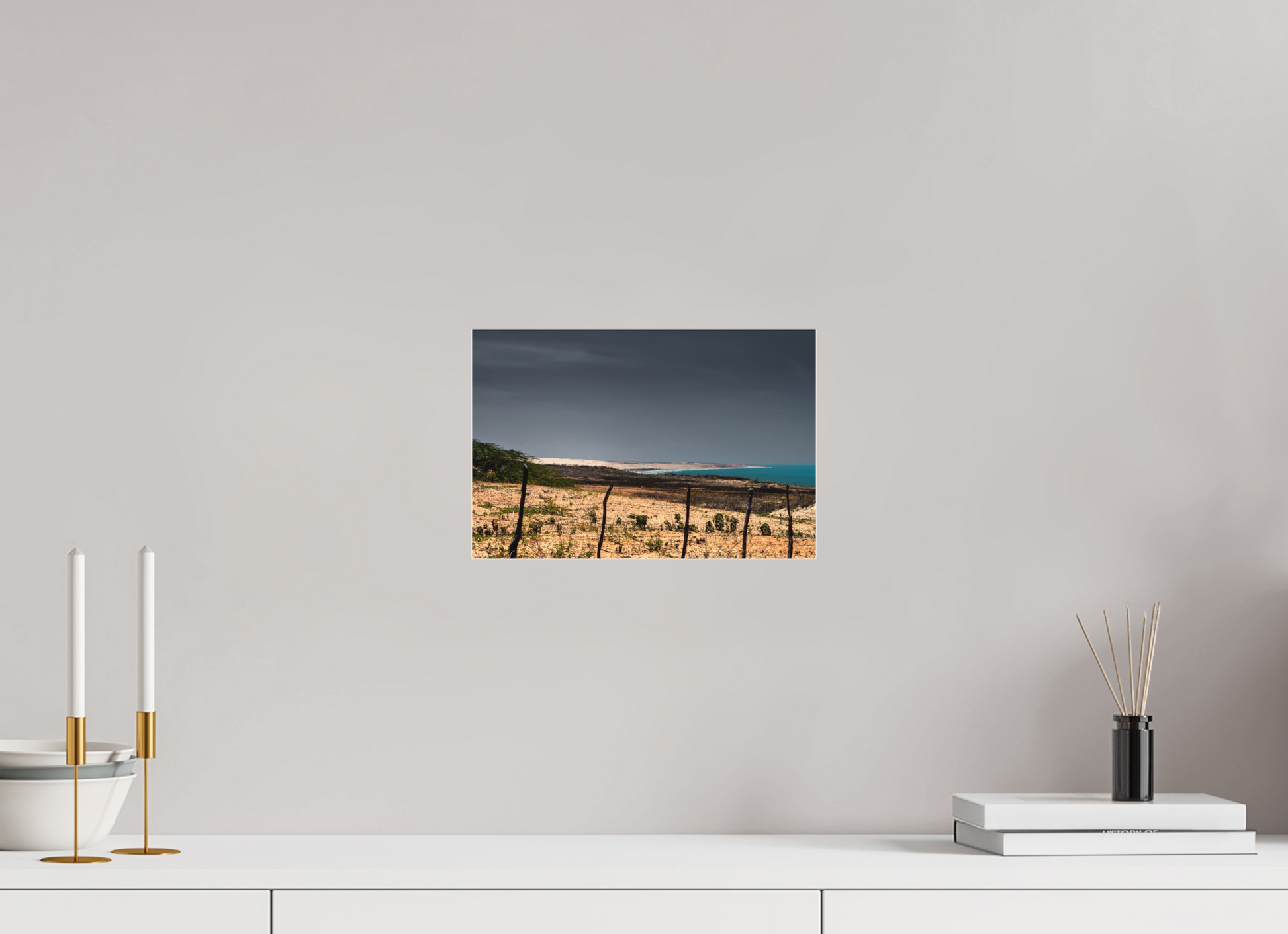 30 x 20 cm, Fine Art Acrylglas Matt Ponta do Mel - Areia Branca - RN #3