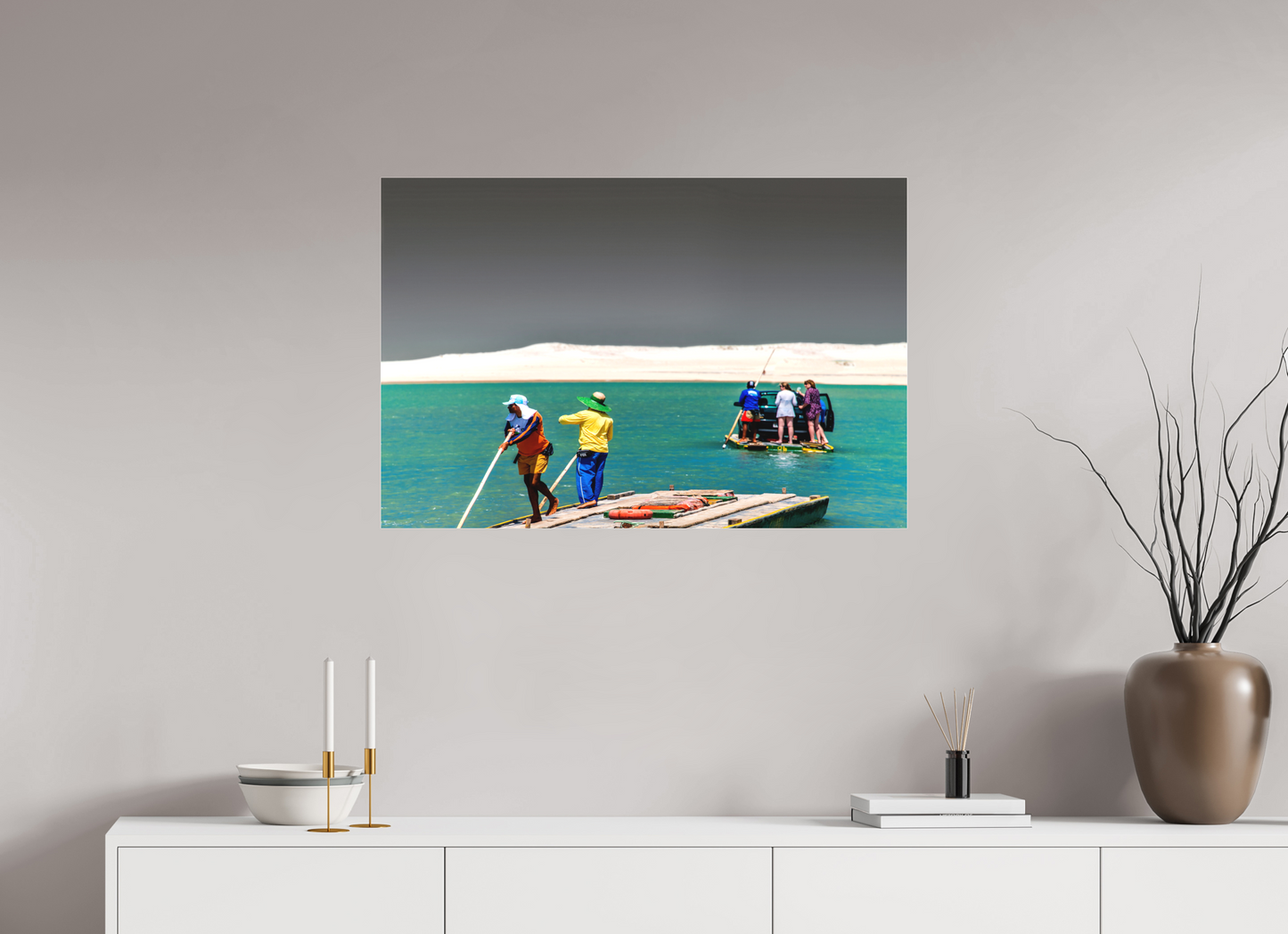 90 x 60 cm, Fine Art Acrylglas Matt Genipabu - Extremoz - RN #2