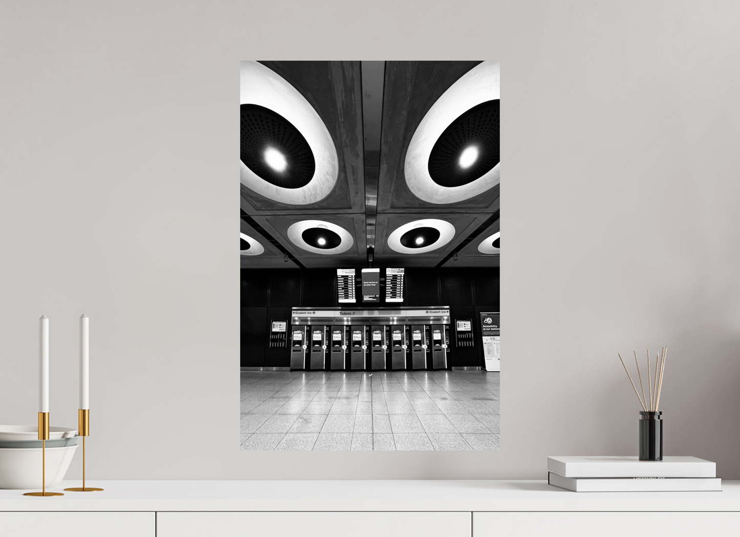 40 x 60 cm, Fine Art Print Metallic Edition Farrington #4 London