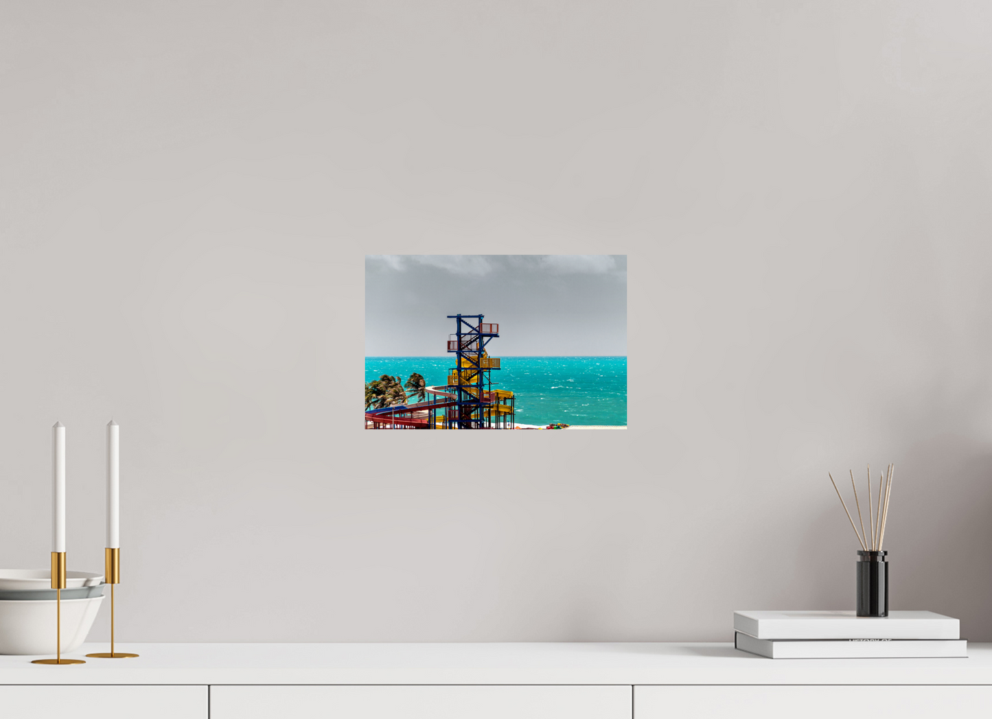 30 x 20 cm, Fine Art Print auf Alu-Dibond ohne Aufhang Praia de Tapera - Aquiraz - CE