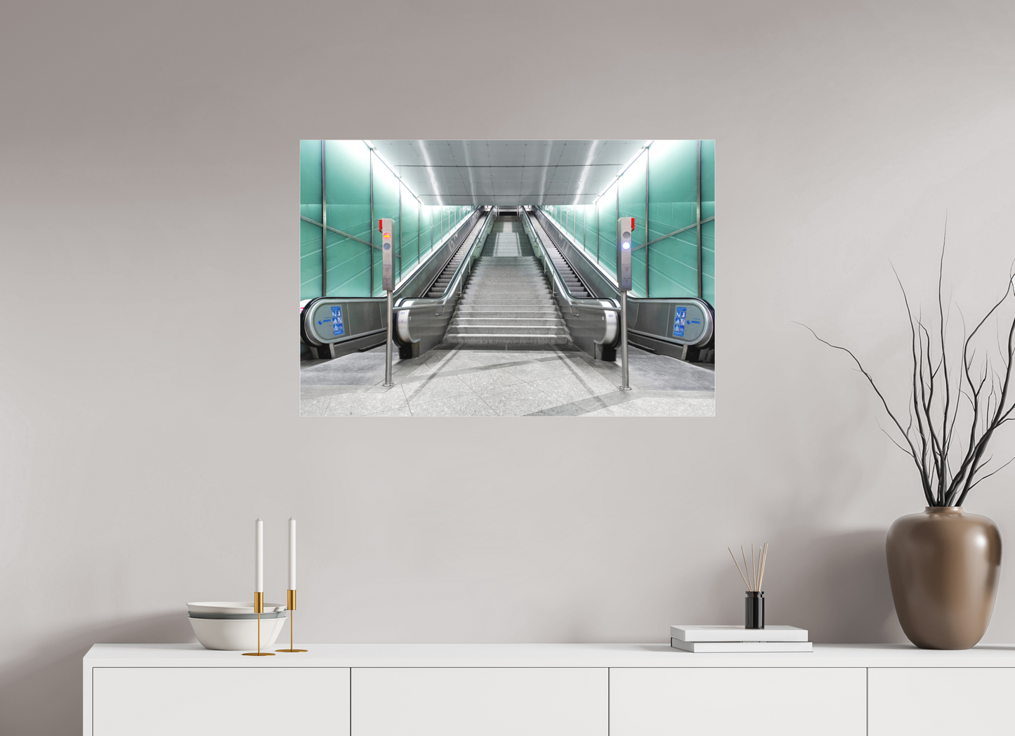 90 x 60 cm, Fine Art Acrylglas Matt Duefelrlstrasse #2 München