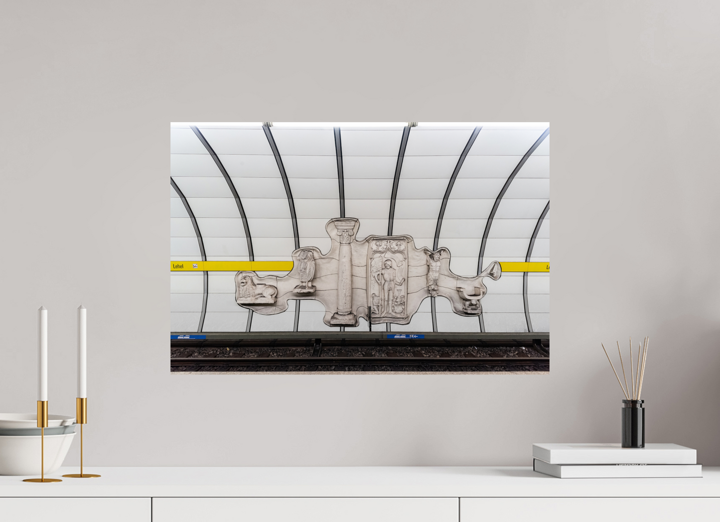 60 x 40 cm, Fine Art Print Metallic Edition Lehel #2 München