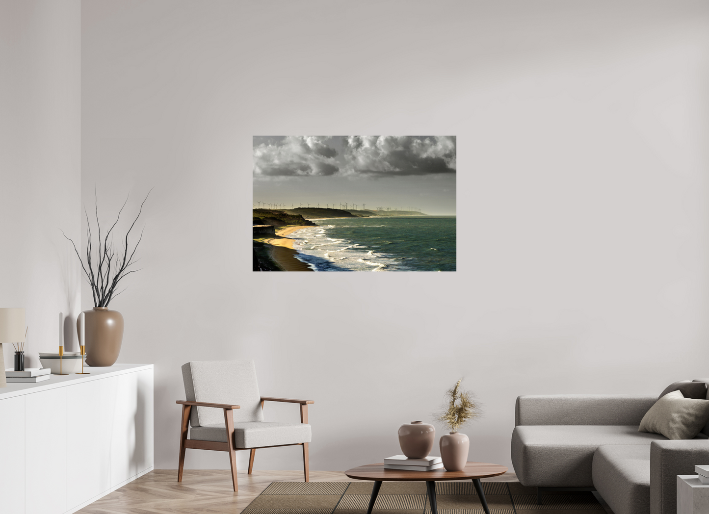 120 x 80 cm, Fine Art Print auf Alu-Dibond ohne Aufhang Baía de Traição - PB