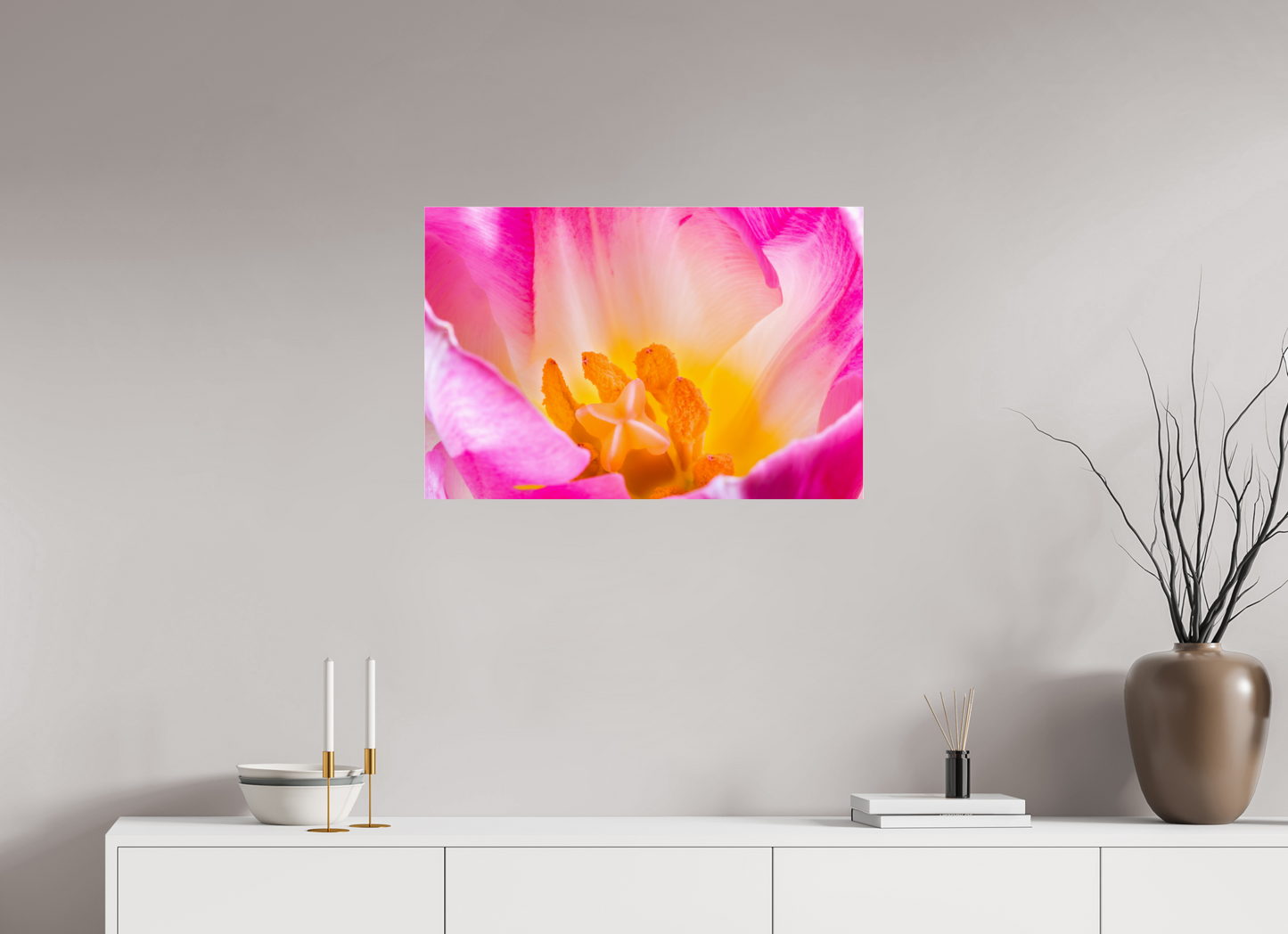 75 x 50 cm, Glänzender Foto-Abzug Acrylglas Tulpe-07