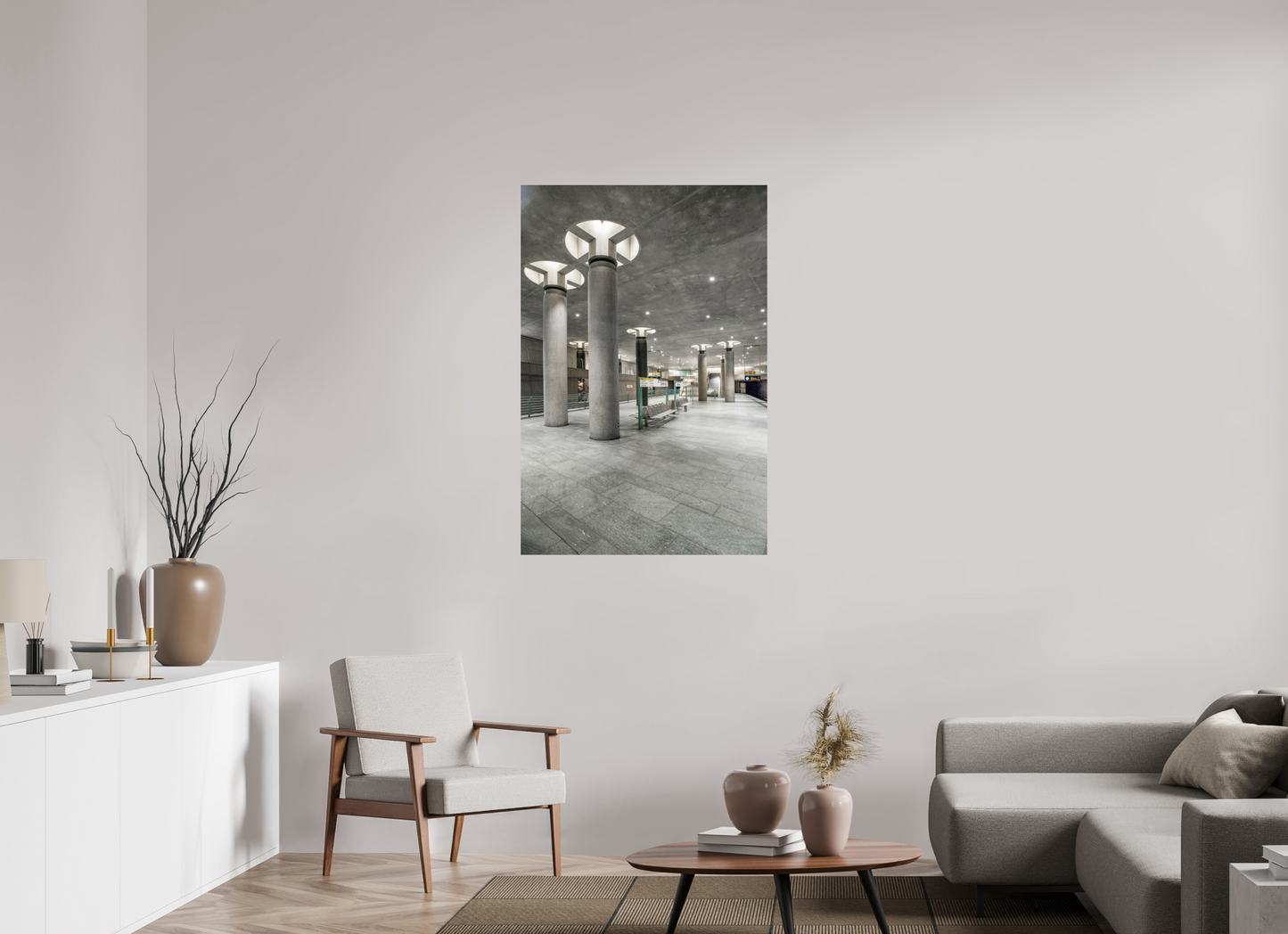 80 x 120 cm, Fine Art Print Metallic Edition Bundestag #2 Berlin