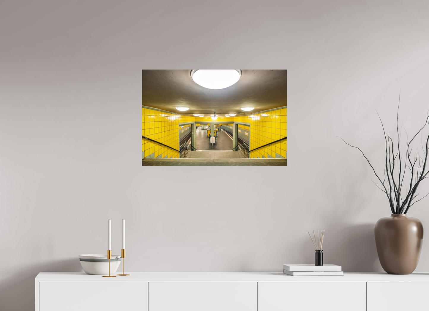 75 x 50 cm, Fine Art Print Metallic Edition Hermannsplatz #2 Berlin