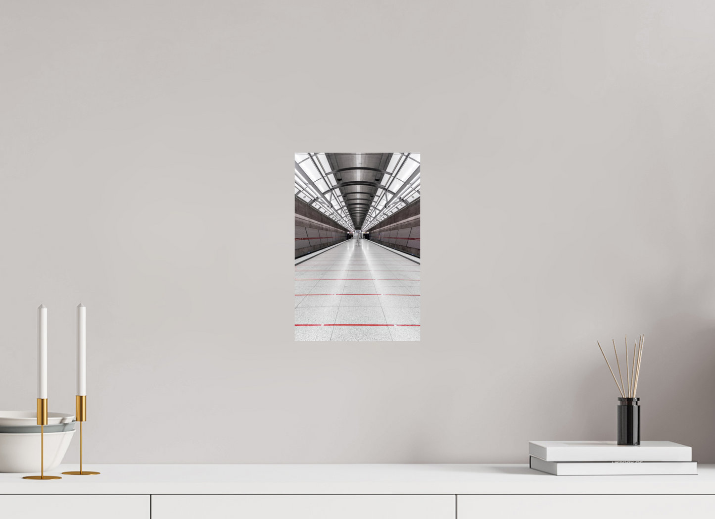 20 x 30 cm, Fine Art Print Metallic Edition Messestadt-Ost #4 München