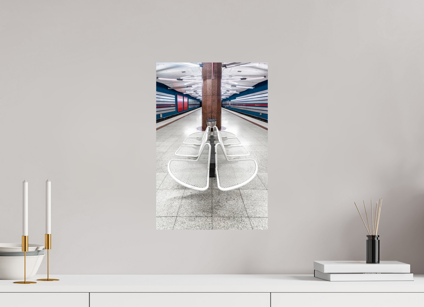 30 x 45 cm, Fine Art Print Metallic Edition Milbertshofen #3 München