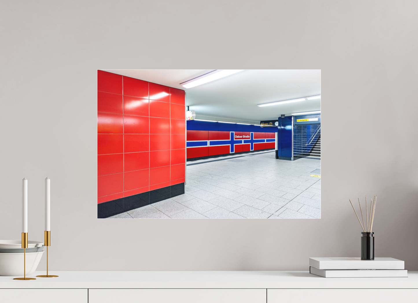 60 x 40 cm, Fine Art Acrylglas Matt Osloer-Strasse #1 Berlin