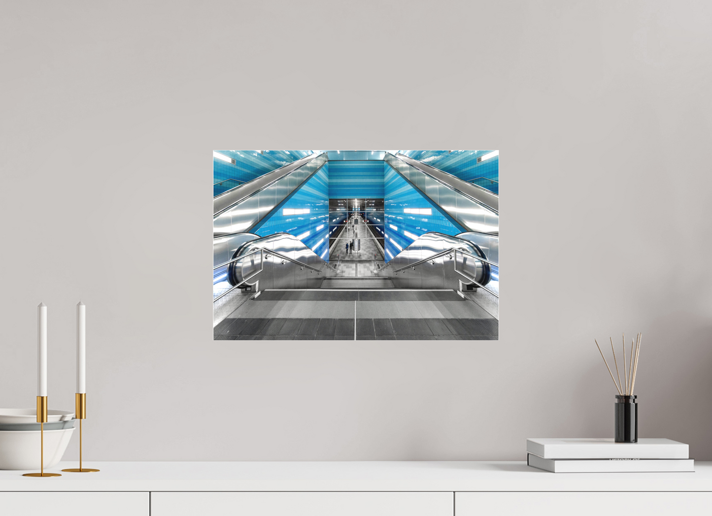 45 x 30 cm, Fine Art Acrylglas Matt Überseequartier #3 Hamburg