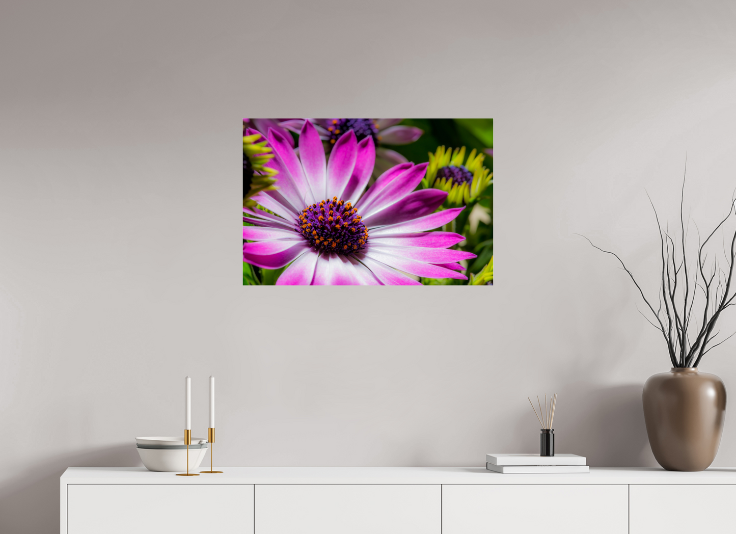 75 x 50 cm, Glänzender Foto-Abzug Acrylglas Kapmargerite_03
