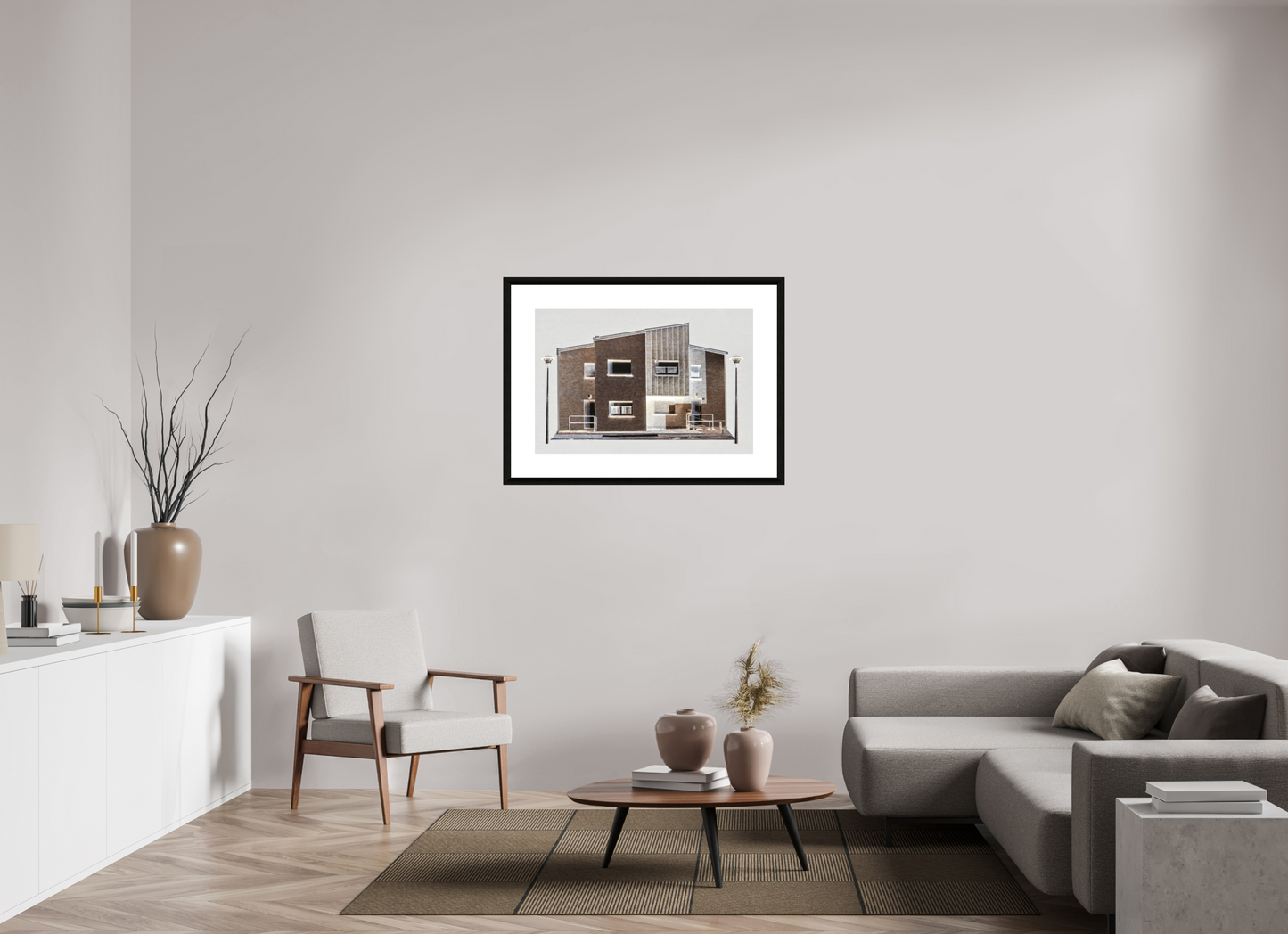 90 x 60 cm, Le Havre _ Framed _Passepartout_Photo Silk Baryta Hahnemuehle Nr_50_52