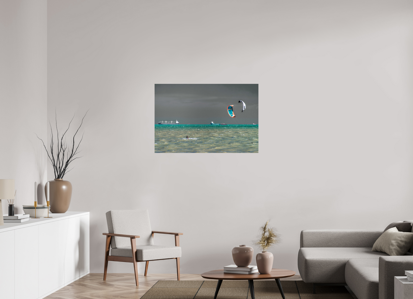105 x 70 cm, Fine Art Print auf Alu-Dibond ohne Aufhang Praia de Camburi - Vitória - ES. #2