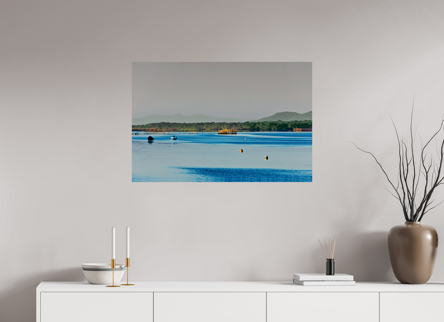 90 x 60 cm, Fine Art Print auf Alu-Dibond ohne Aufhang #9 Porto Cubatão - Cananéia - SP