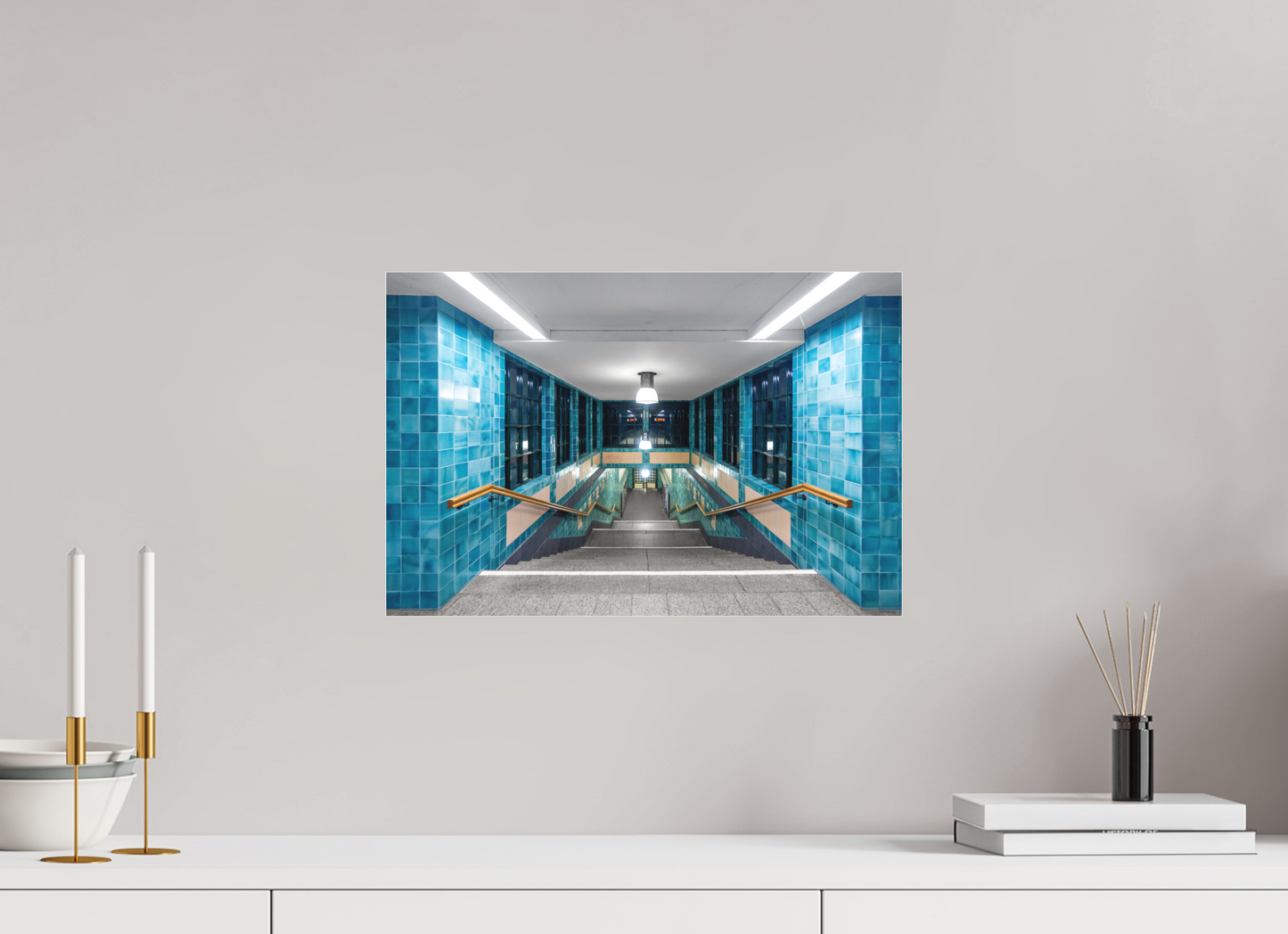 45 x 30 cm, Fine Art Acrylglas Matt Sierichstraße #3 Hamburg