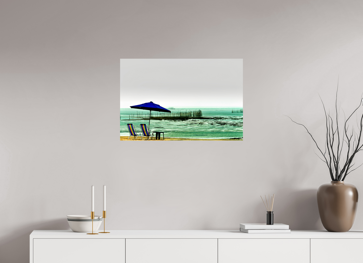 75 x 50 cm, Fine Art Print auf Alu-Dibond ohne Aufhang Ponta Verde - Maceió - AL #2