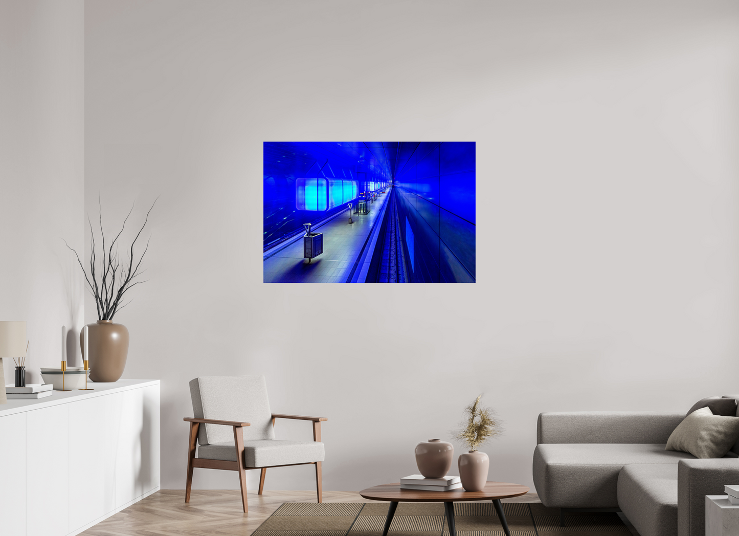 120 x 80 cm, Fine Art Print Metallic Edition Hafen-City-Universität #1 Hamburg