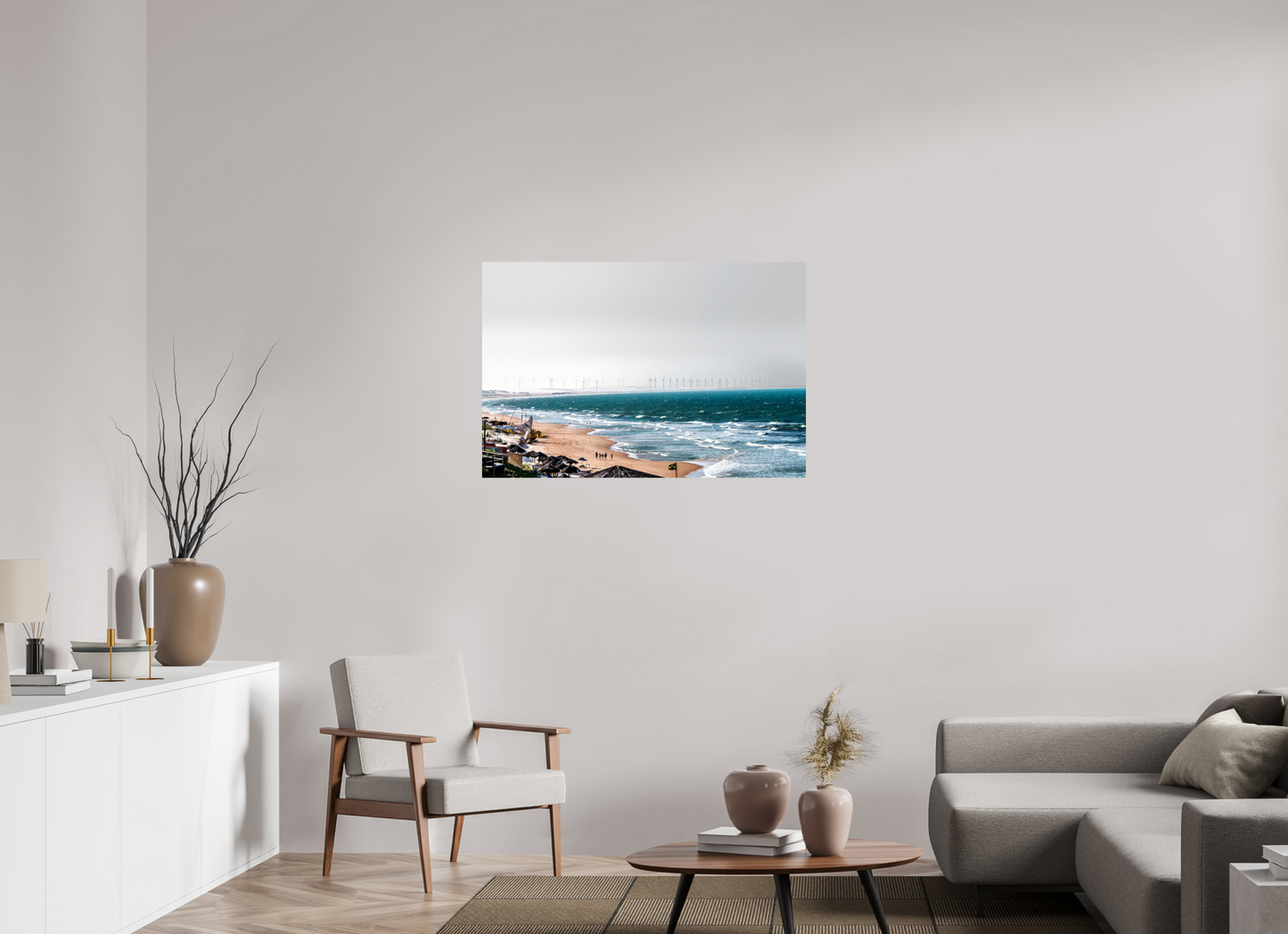 105 x 70 cm, Fine Art Print auf Alu-Dibond ohne Aufhang Canoa Quebrada - Aracati - CE