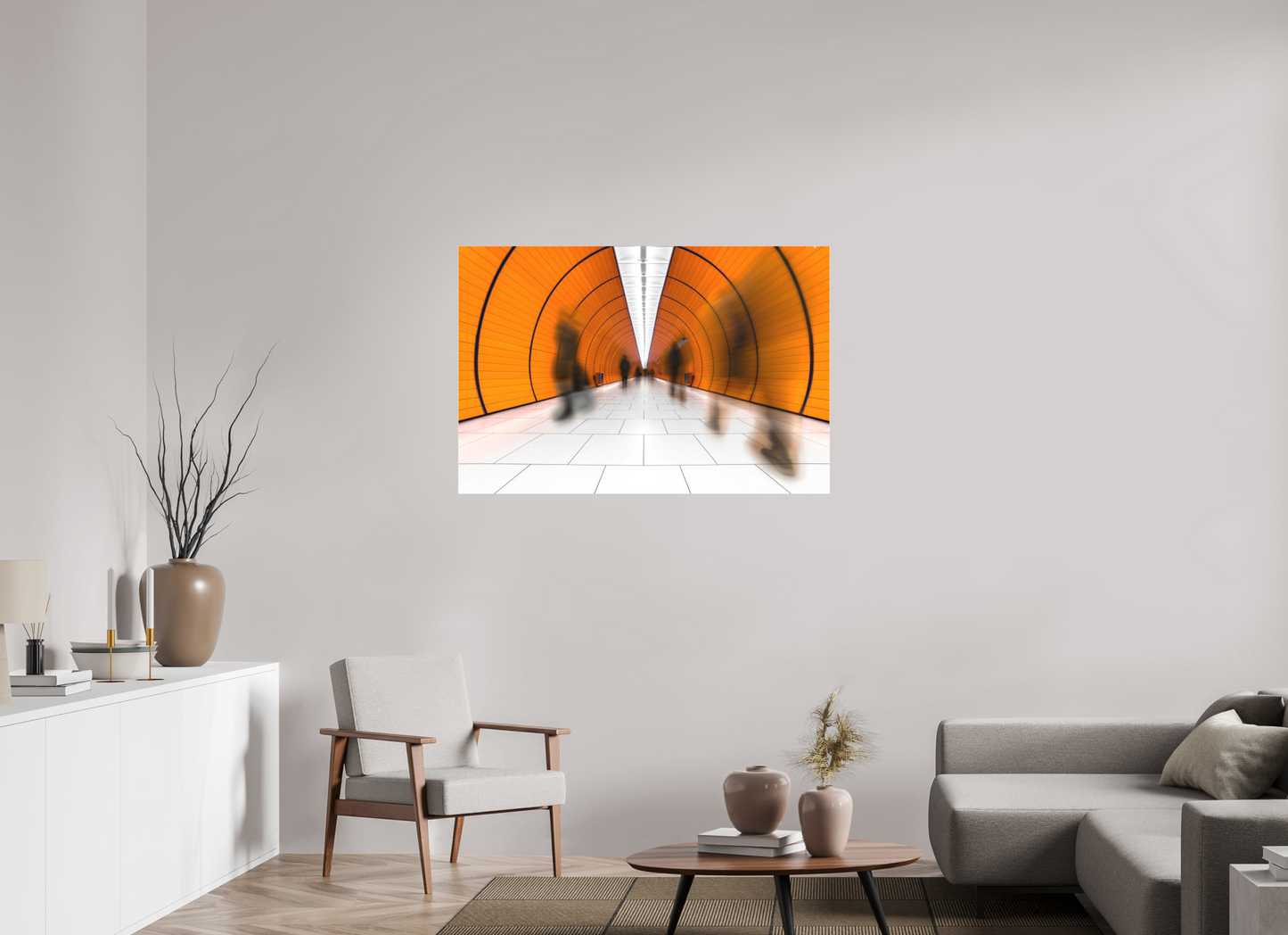 120 x 80 cm, Fine Art Acrylglas Matt Marienplatz #1 München