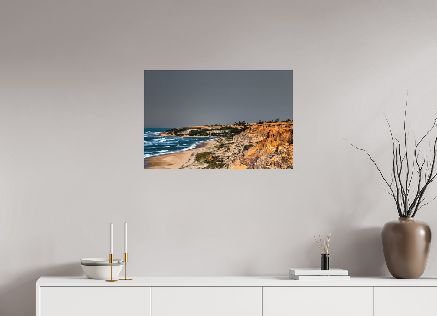 75 x 50 cm, Fine Art Acrylglas Matt Praia das Fontes - Beberibe - CE #2