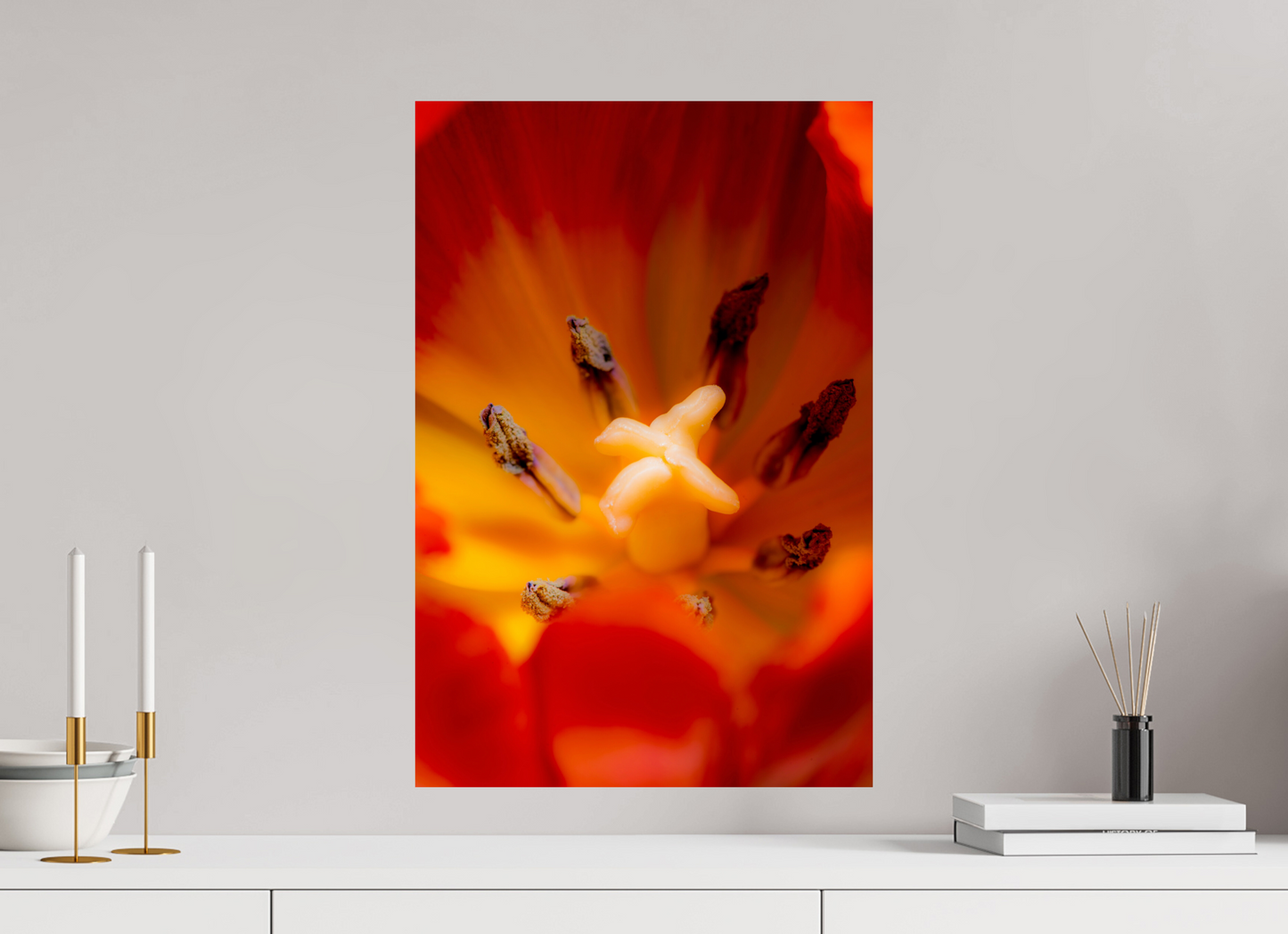 40 x 60 cm, ChromaLuxe HD Metal Print Tulpe-03