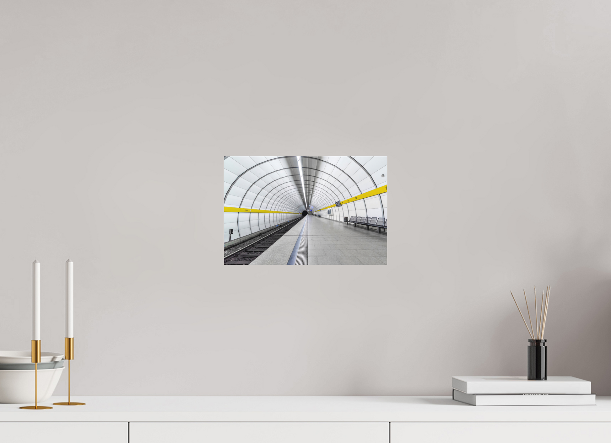 30 x 20 cm, Fine Art Acrylglas Matt Mundsburg #1 Hamburg