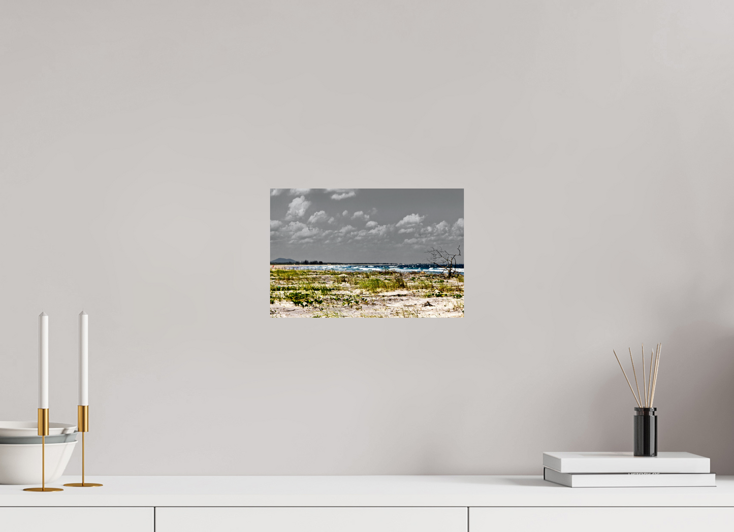 30 x 20 cm, Fine Art Print auf Alu-Dibond ohne Aufhang Ponta Sul - Ilha Comprida - SP