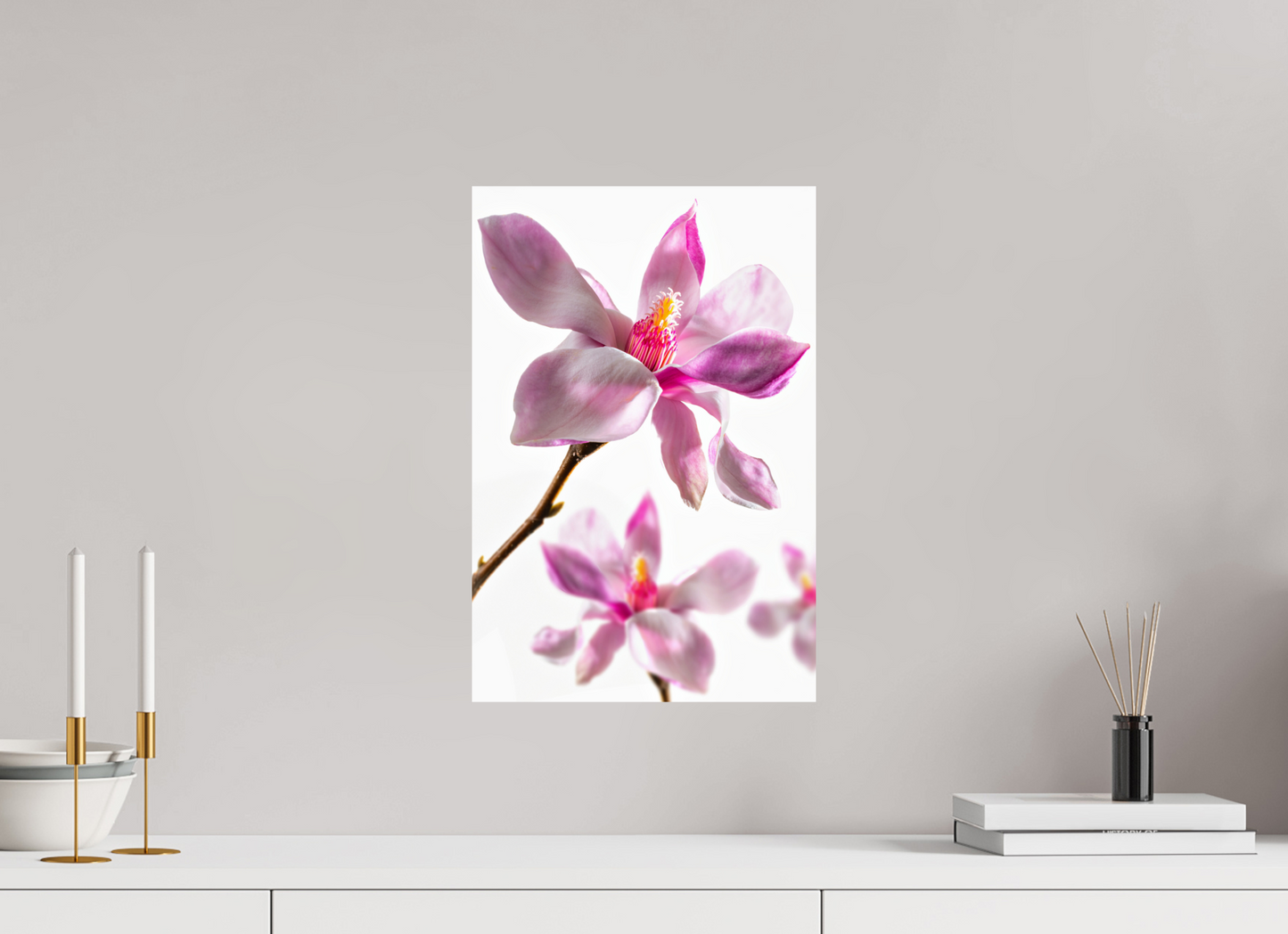 30 x 45 cm, Fine Art Print Baryta auf Alu-Dibond Magnolie_04