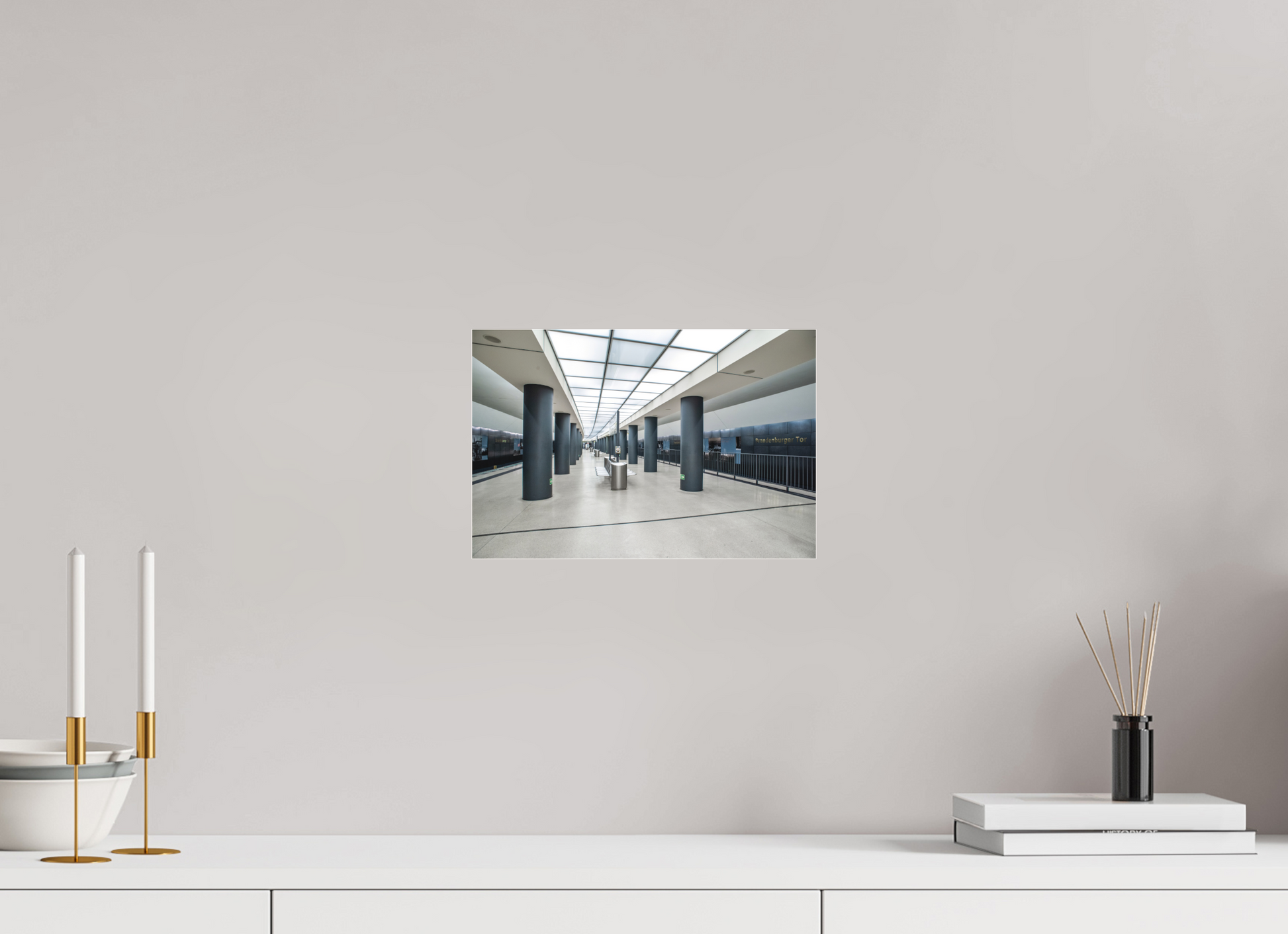 30 x 20 cm, Fine Art Acrylglas Matt Brandenburger-Tor #3 Berlin